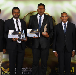 International Distillers Limited Sri Lanka recently clinched two prestigious awards at the National Sales Awards 2023, in recognition of their dedication and commitment to excellence as sales professionals.